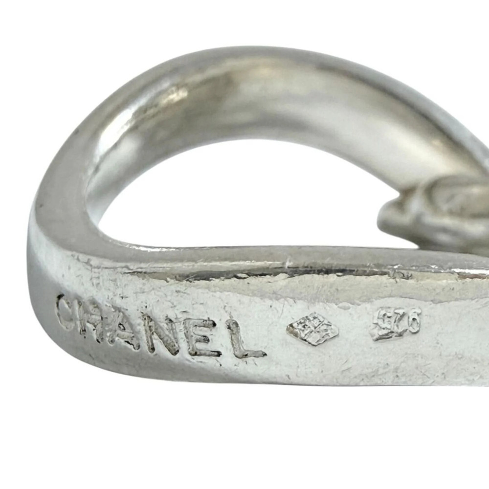 CHANEL Authentic Silver Love Ring - Picture 7 of 10